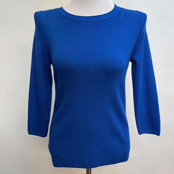 Talbots Women's Top Small Blue - Picture 1 of 8